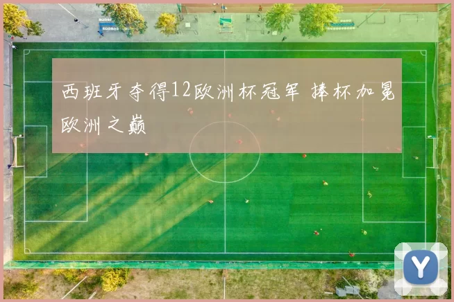 西班牙夺得12欧洲杯冠军 捧杯加冕欧洲之巅